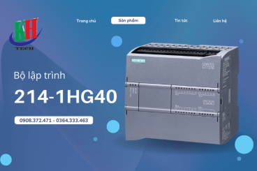Sở hữu hệ thống tự động hóa chuyên nghiệp với bộ lập trình 214-1HG40