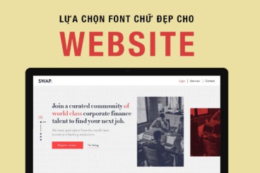 Xu hướng chọn font chữ đẹp cho website năm 2022