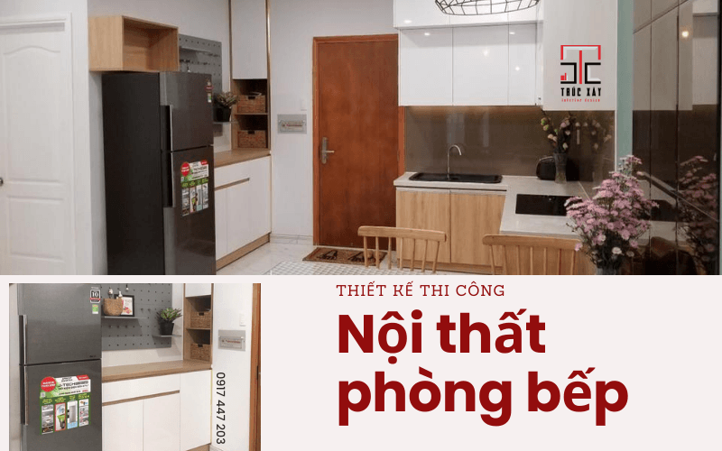 thi công nội thất phòng bếp