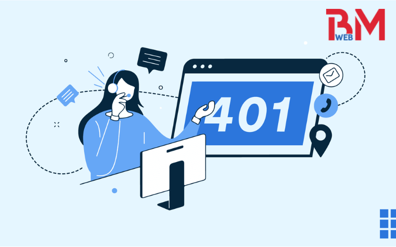 Lỗi 401 trên website 