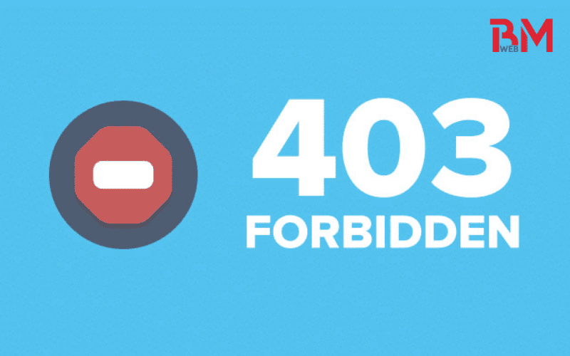 lỗi 403 Forbidden Error