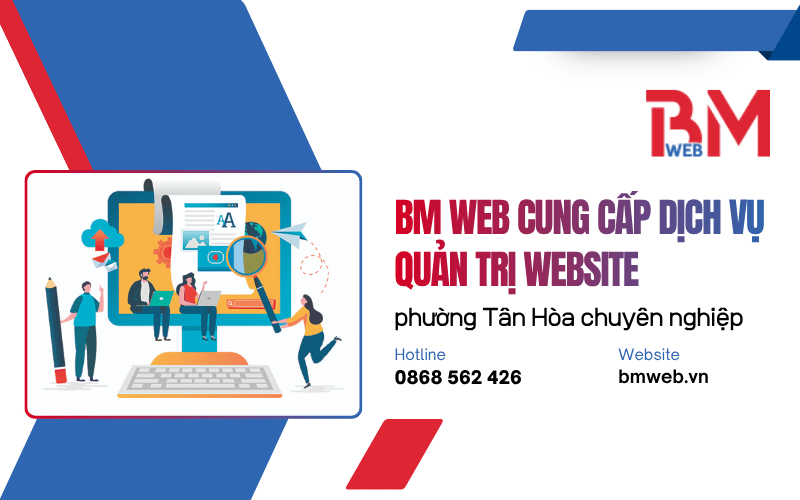 quản trị website phường Tân Hòa