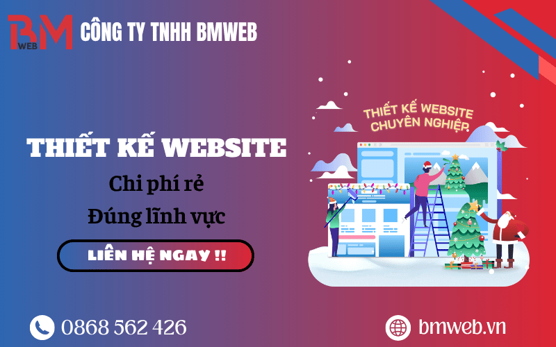 BM Web thiết kế website chuyên nghiệp, chi phí rẻ