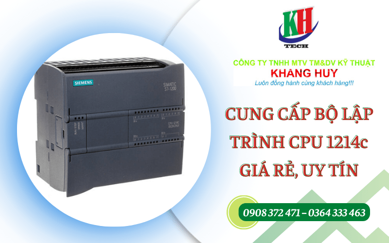CPU 1214C DC/DC/DC - Bộ lập trình tân tiến cho nền công nghệ mới