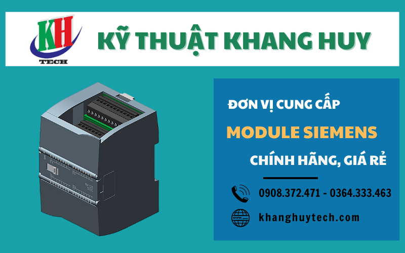 Kỹ Thuật Khang Huy - Đơn vị cung cấp module Siemens chính hãng, giá rẻ tại TP.HCM