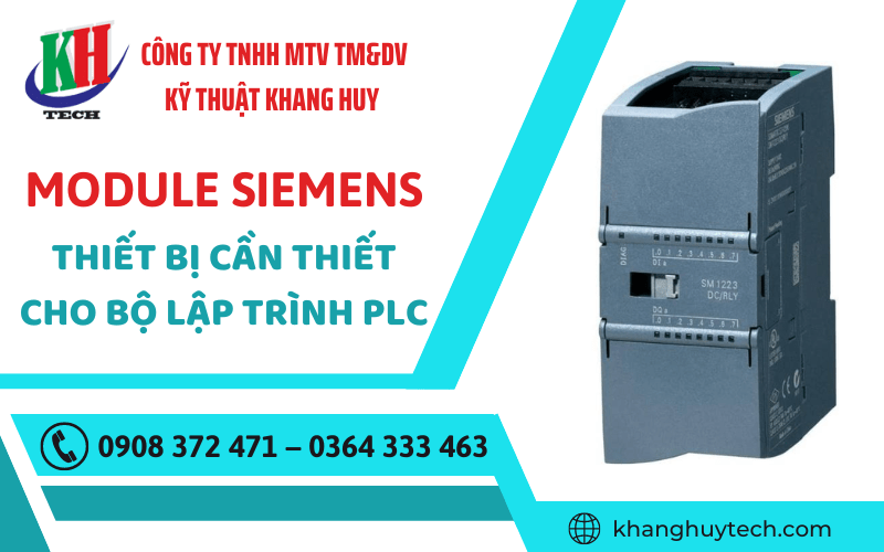 Module Siemens - Thiết bị hỗ trợ cần thiết cho các bộ lập trình PLC