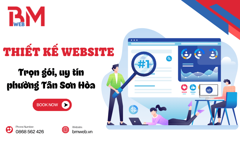 Thiết kế website trọn gói, uy tín tại phường Tân Sơn Hòa 